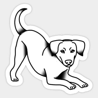 Playful Puppy Sticker